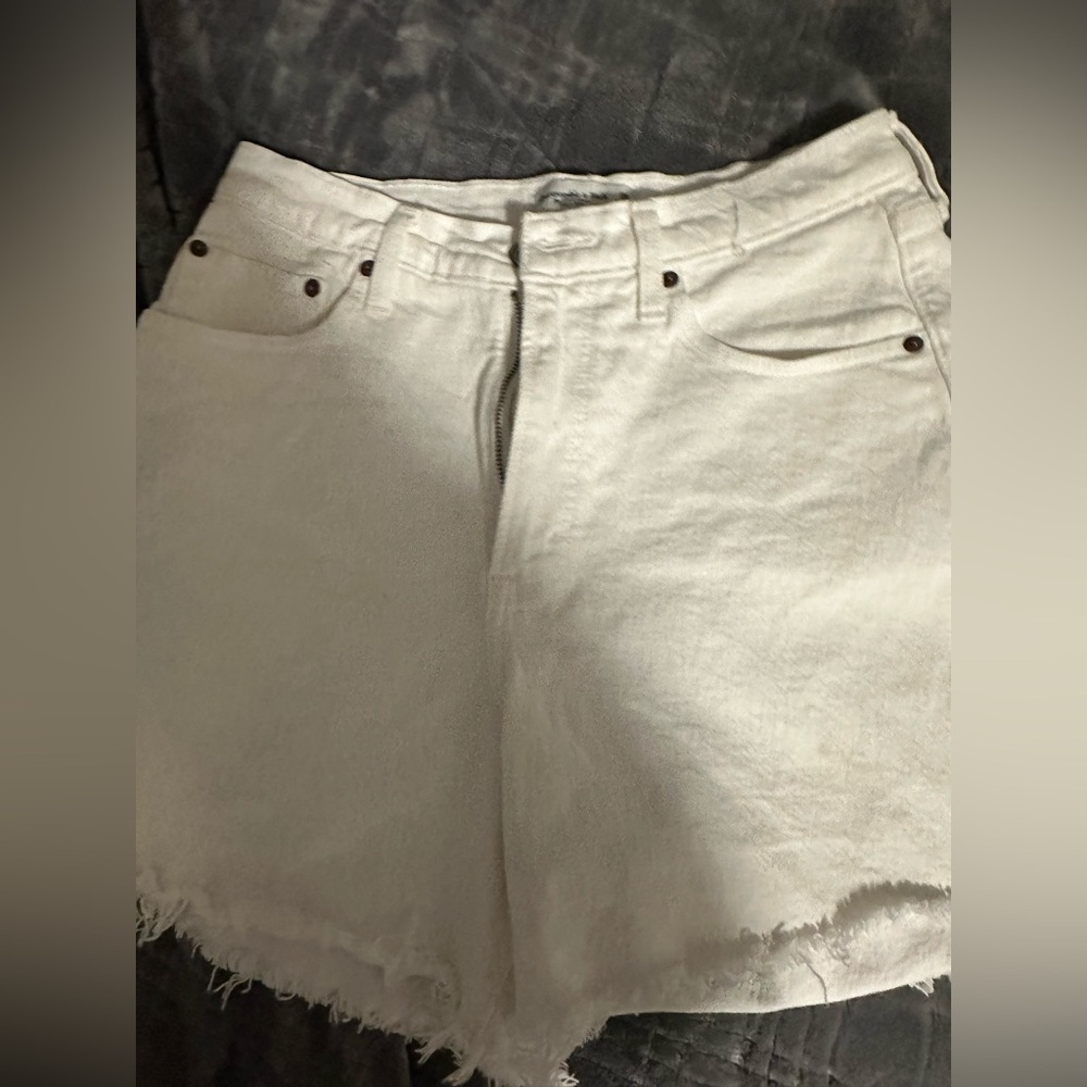 Abercrombie and Fitch Curve Love High Rise Dad Shorts